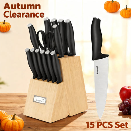 Fall Kitchen Clearance – Premium Knife Set Just $29.99! 🍂