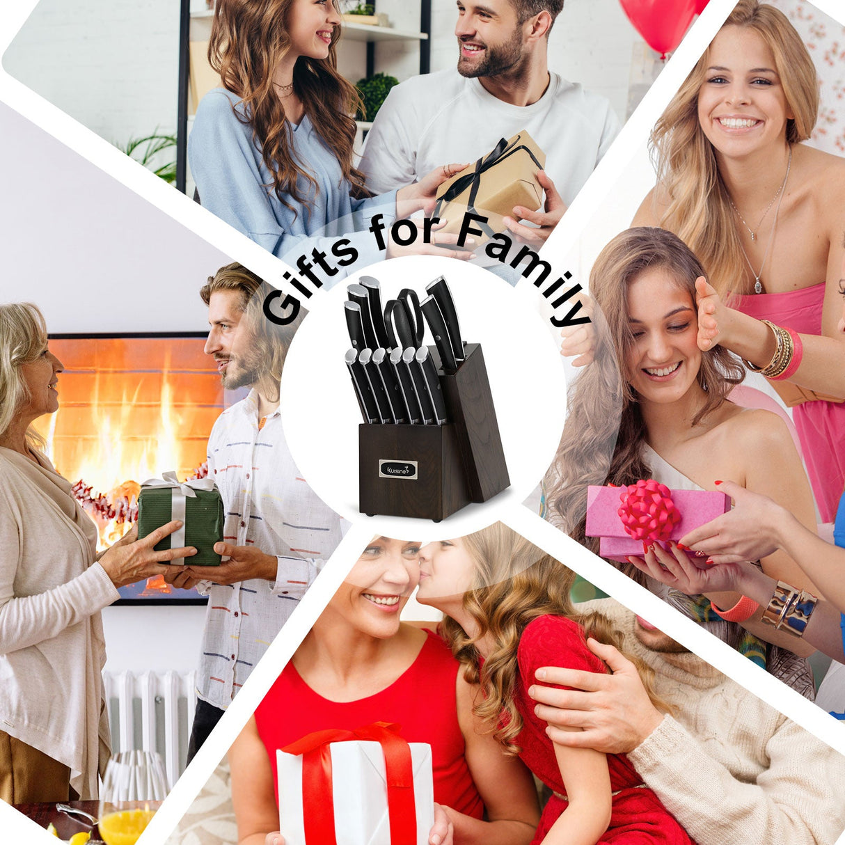 Stunning Damascus kitchen knife with intricate blade patterns, perfect for precise slicing and dicing.