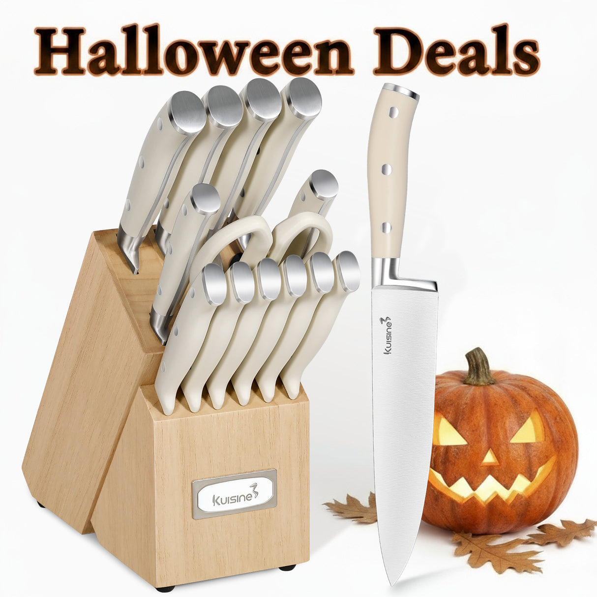 15 Piece Ultra Sharp Blade Knife Set with Ergonomic Handle