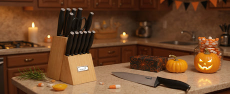 This Kitchen Knife Set is Your Secret Weapon for a Spook-tacular Halloween! 🔪