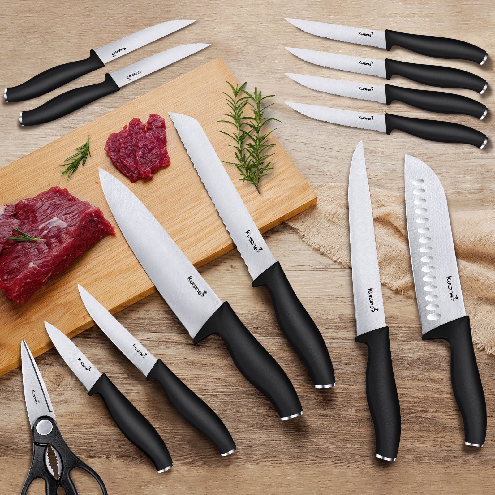 Sunday Supper Just Got Sharper: 49% Off Kuisine’s Knife set+ 3 Must-Try Recipes