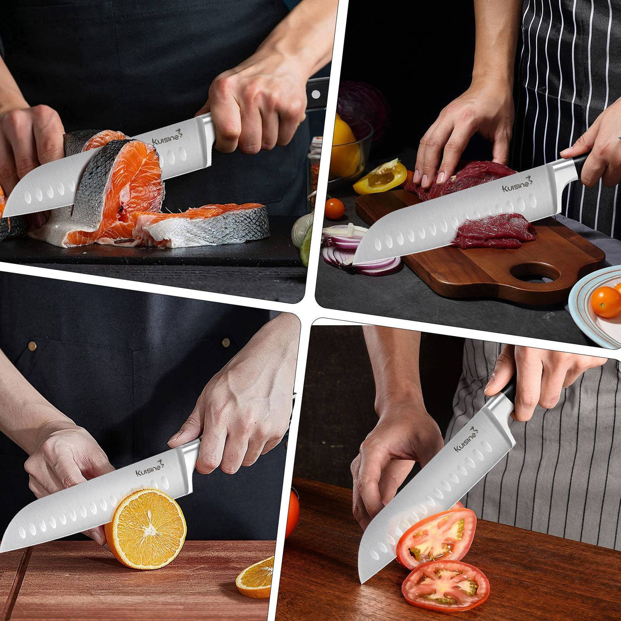 7 Inch Santoku Knife Professional Chef Knife