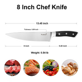 8 Inch Kitchen Knife German High Carbon Stainless Steel Chef Knife