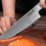 8 Inch Damascus Chef Knife Premium Razar-Sharp Blade Kitchen Knife